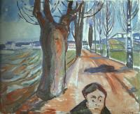Munch, Edvard - The Murderer on the Lane